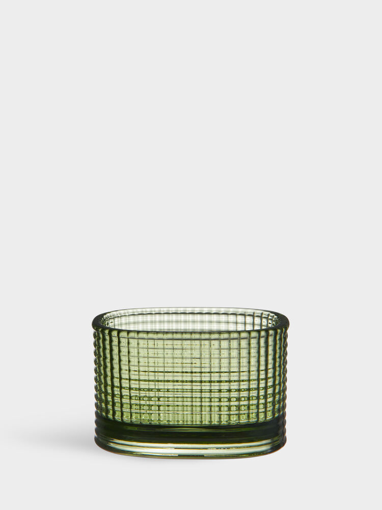 ORREFORS Ellipse grøn votive S